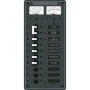 Blue Sea Systems AC Main Circuit Breaker Panel, 230V AC, Micro Voltmeter