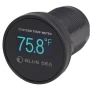 Blue Sea Systems Mini OLED Temperature Monitor, 12V/24V DC, 1-1/8 in Hole Mount, -40°F to 250°F