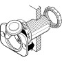 Blue Sea Systems Dash Socket, 12V DC, 15A, Watertight Cap - Apollo Lighting