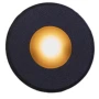 Plash Gravity LED Deck Light, Warm White Light, Black Housing, IP67, 1.2W - Apollo Lighting