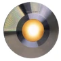 Plash Gravity Surface Mounted LED Deck Light, Stainless Steel Faceplate, Warm White Light, 3000K, 105 Lumens, IP67, 120 Degree Beam - Apollo Lighting