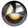 Plash Gravity Surface Mounted LED Deck Light, Stainless Steel Faceplate, Warm White Light, 3000K, 105 Lumens, IP67, 120 Degree Beam - Apollo Lighting