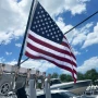 TACO Marine Carbon Fiber Flag Pole, For 1-5/8 in Rod Holders and Gunwale Mounts, J-Lock System, Awl Grip Clear Coat, 360° Swivel - Apollo Lighting