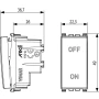 Vimar ARKÉ Series 2P 20AX 1-Way Switch, 250V, Lightable