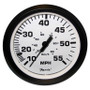 Faria Euro White 4" Speedometer - 55MPH (Pitot) 32909