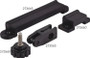 Sea Dog Marine Nylon Slide Bracket Black 1" (273660-1)
