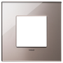 Vimar Eikon EXÉ 2-Module Cover Plate, 90x90 mm, Clamp Mount, IP00