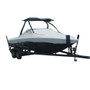 Carver Sun-DURA® Specialty Boat Cover f/19.5' Tournament Ski Boats w/Tower - Grey 74519S-11