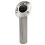 C.E. Smith 80 Series Standard Flush Mount Rod Holder - 30 Degree - Stainless Steel - Cast Bottom - Black Liner 536820C