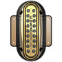 Metro Marine High-Output Vertical Surface Mount Light w/Intelligent Monochromatic LEDs - Aqua, 90° Beam F-SME1-V-A3-90