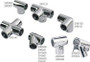Sea Dog Marine Stainless Steel 4-Way Corner Fitting 1" (293131-1)
