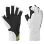 Mustang Traction UV Open Finger Gloves - White & Black - Small MA6007-267-S-267