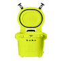 LAKA Coolers 30 Qt Cooler w/Telescoping Handle & Wheels - Yellow 1087