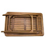 Whitecap Teak Large Adjustable Slat Top Table 60029