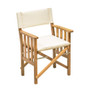 Whitecap Director's Chair II w/Cream Cushion - Teak 61053