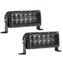 RIGID Industries - SAE Compliant E-Series 6" Light Bar - Pair - Black