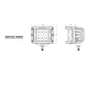 RIGID Industries - D-SS Spot Lens - Amber, 9-36V, IP68