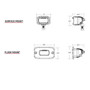 RIGID Industries - SR-M Series PRO - White, 15W, 50,000h, Aluminum