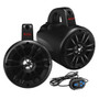 Boss Audio - 4" BM40AMPBT Amplified Waketower Speakers - Matte Black - 500W