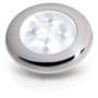 Hella Marine Slim Line Round LED Courtesy Lamp, IP67, 3in OD, 2in Cutout, 0.5in Mounting Depth