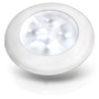 Hella Marine Slim Line Round LED Courtesy Lamp, IP67, 3in OD, 2in Cutout, 0.5in Mounting Depth