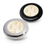 Hella Marine Slim Line Round LED Courtesy Lamp, IP67, 3in OD, 2in Cutout, 0.5in Mounting Depth
