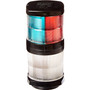 Hella Marine Tri-Color/Anchor Navigation Light, 2NM, 12V, Incandescent, Black Housing, IP55 - Apollo Lighting