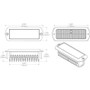 Lumitec Capri Flush-Mount LED Flood Light, White Light, White Finish, 10-30V, IP67, 530 lm, Dimmable, Ignition Protected