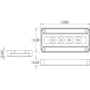 Lumitec Nevis LED Engine Room Light, 10-30V, IP67, Ignition Protected, Intrinsically Safe