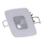 Lumitec Square Mirage LED Down Light, 10-30V, IP67, 2 in Cutout, Flush Mount