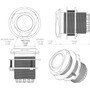 Lumitec - Typhoon Underwater Light - Bronze, Thru-Hull LED, 10-30V, IP68, 10000Lm - Apollo Lighting