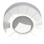 Lumitec Aurora LED Flush Mount Dome Light, White/Blue Output, IP67, Dimming, Bezel Switch
