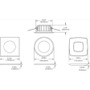 Imtra - Ventura-RS PowerLED Downlight - 10-30VDC, 4.7W, Brushed Stainless Steel, Warm White (ILIM30472)