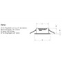 Imtra - Carve LED Downlight - 10-40VDC, Chrome Plated, 4.7W, IP65