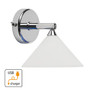 Imtra - St. Maarten 2 Wall Light - Stainless Steel, Warm White, 10W (ILSH42001)
