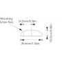 Imtra - LED Cluster Courtesy Light - White, IP65, Plastic, Screws Mount