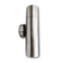 Mega LED - Novara Outdoor Wall Light - For 2XMR16 or 2XGU10 LED Bulbs, Stainless Steel 316 Housing