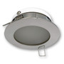Mega LED - Kasos G4 Bulb Downlight - Stainless Steel 316 Bezel, Frosted Glass, Polished Inox Finish (KASOS) - Apollo Lighting
