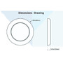 Mega LED - Dimitra LED Downlight - 9W, 3000K, Waterproof IP65, Dimming With Memory Function (DIMITRA)