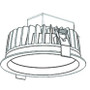 Mega LED - LED Downlight - 15W, Samsung LED, 15W, 1200 Lumens, Beam Angle 90°, 220-240V AC (30130)