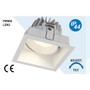 Mega LED - LED Downlight - 10W, LED Recessed Ceiling Light, 730Lm, 2700K, Beam Angle 60°, Voltage 120V AC (30508-SQ)