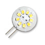 Mega LED - LED G4 Side Pin Replacement Bulb - 1.3 Watt, 140 Lumens, 10-30V DC & 12V AC (30612)