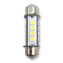 Mega LED - LED Replacement Bulb - Festoon Type, 1.0 Watt, 84 Lumens, 10-30V DC, Warm White, L42mm x Ø10mm (30024-WW)