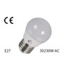 Mega LED - LED Replacement Bulb - E27/G45 Type, 5.0 Watt, 500 Lumens, 220-240V AC, Beam Angle 180°, 3000K (30230W-AC)