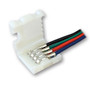 Mega LED - Linear Strip Power Connector - Solder Less LED Strip 4 Poles, End Power Connector 15cm (3528-EC4)