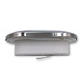 Mega LED - Lesvos LED Courtesy Light - For G4 LED Bulb, Mirror Polished Stainless Steel Bezel, PC Lens