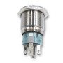 Mega LED - 16MM LED Push Button - 5A, Waterproof IP67, Stainless Steel