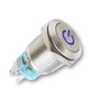 Mega LED - Latching Switch - Waterproof IP67, Stainless Steel, Illuminated