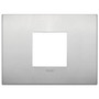 Vimar - Arké 19652 Classic Cover Plate - 2 Central Module, Metal - Apollo Lighting