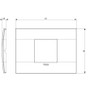 Vimar Arké Classic Cover Plate, 2-Central-Module